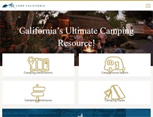 Tablet Screenshot of camp-california.com